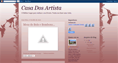 Desktop Screenshot of casadosartista.blogspot.com