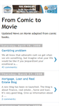 Mobile Screenshot of comicbooktomovie.blogspot.com