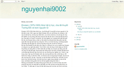 Desktop Screenshot of nguyenhai9002.blogspot.com