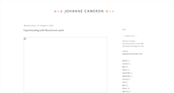 Desktop Screenshot of johannecameron.blogspot.com