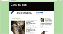 Desktop Screenshot of cose-da-cani.blogspot.com