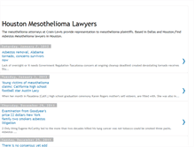 Tablet Screenshot of houstonmesothelioma-lawyers.blogspot.com