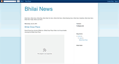 Desktop Screenshot of bhilainews.blogspot.com