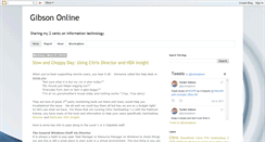 Desktop Screenshot of gibsononline.blogspot.com