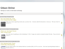 Tablet Screenshot of gibsononline.blogspot.com