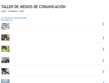Tablet Screenshot of mediateca21.blogspot.com
