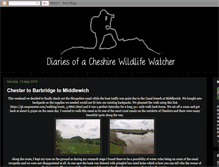 Tablet Screenshot of cheshirewildlifewatcher.blogspot.com