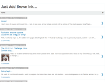 Tablet Screenshot of justaddbrownink.blogspot.com