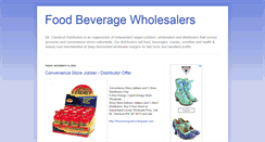 Desktop Screenshot of foodbeveragewholesalers.blogspot.com