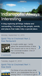 Mobile Screenshot of indianapolisalwaysinteresting.blogspot.com