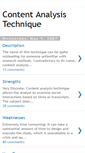 Mobile Screenshot of contentanalysistechnique.blogspot.com