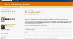 Desktop Screenshot of countnefariousjunior.blogspot.com