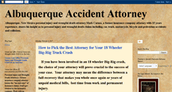 Desktop Screenshot of albuquerqueaccidentattorney.blogspot.com