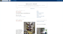 Desktop Screenshot of bellesnest.blogspot.com