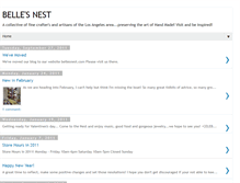 Tablet Screenshot of bellesnest.blogspot.com