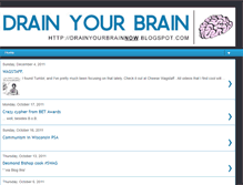 Tablet Screenshot of drainyourbrainnow.blogspot.com