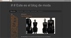 Desktop Screenshot of modaeasd.blogspot.com