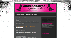 Desktop Screenshot of ellasnosotras-espaciocultural.blogspot.com
