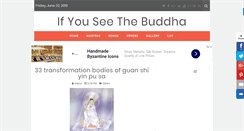 Desktop Screenshot of ifyouseethebuddha.blogspot.com