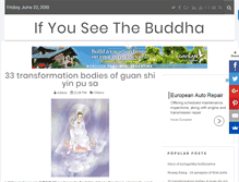 Tablet Screenshot of ifyouseethebuddha.blogspot.com