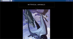 Desktop Screenshot of mythicalanimals-morgan.blogspot.com