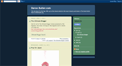 Desktop Screenshot of deronbutler.blogspot.com