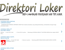 Tablet Screenshot of direktori-loker.blogspot.com