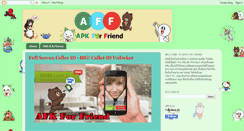 Desktop Screenshot of apkforfriend.blogspot.com