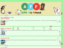 Tablet Screenshot of apkforfriend.blogspot.com