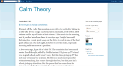 Desktop Screenshot of calm-theory.blogspot.com