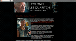 Desktop Screenshot of colonelmilesquaritch.blogspot.com