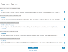 Tablet Screenshot of flour-and-butter.blogspot.com