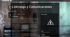 Desktop Screenshot of liderazgoycomunicaciones.blogspot.com