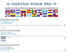 Tablet Screenshot of hispanopokerpro.blogspot.com