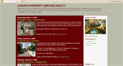 Desktop Screenshot of jakartapropertyservices.blogspot.com