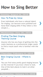 Mobile Screenshot of howtosingbetterfast.blogspot.com