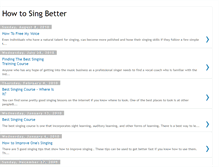 Tablet Screenshot of howtosingbetterfast.blogspot.com