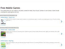 Tablet Screenshot of goodmobilegames.blogspot.com