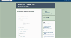 Desktop Screenshot of practicalsqlserver.blogspot.com