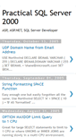 Mobile Screenshot of practicalsqlserver.blogspot.com