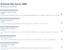 Tablet Screenshot of practicalsqlserver.blogspot.com