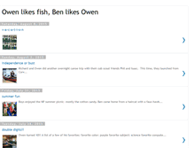 Tablet Screenshot of owen-likes-fish.blogspot.com