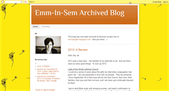 Desktop Screenshot of emm-in-sem.blogspot.com