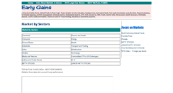 Desktop Screenshot of earlygains.blogspot.com