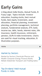 Mobile Screenshot of earlygains.blogspot.com