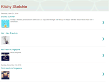 Tablet Screenshot of kitchysketchie.blogspot.com