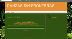 Desktop Screenshot of danzasinfronteras.blogspot.com