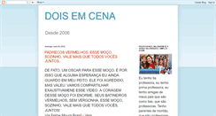 Desktop Screenshot of dois-em-cena.blogspot.com