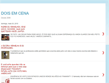 Tablet Screenshot of dois-em-cena.blogspot.com