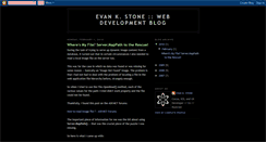 Desktop Screenshot of evankstone-webdevelopment.blogspot.com